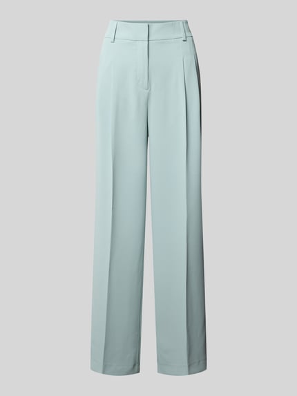 Wide Fit Stoffhose mit Bügelfalten Shop The Look MANNEQUINE