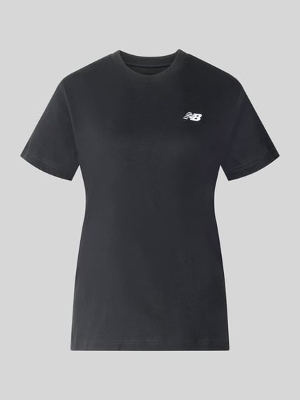 New Balance Regular Fit T-Shirt aus reiner Baumwolle Black 2