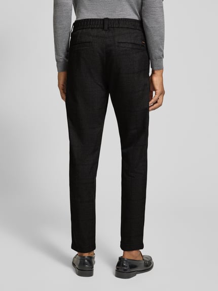 BOSS Orange Tapered Fit Chino mit Viskose-Anteil Black 5