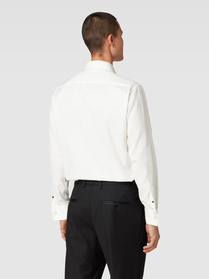 ETERNA Regular Fit Businesshemd aus Twill Offwhite 5