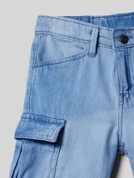 Mayoral Regular Fit Cargoshorts mit Eingrifftaschen Hellblau 2