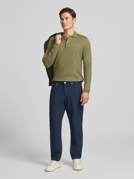Lacoste Regular Fit Poloshirt aus reiner Baumwolle Khaki 1