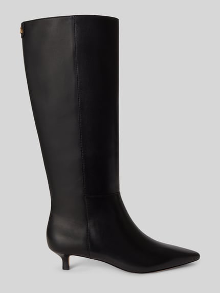Lauren Ralph Lauren Stiefel aus echtem Leder mit Logo-Detail Black 2