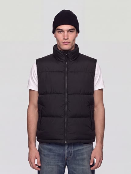 ONLY & SONS Steppweste mit hohem Stehkragen Black 4
