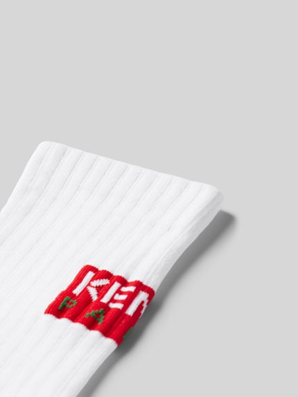 Kenzo Sokken met labelprint Wit - 2