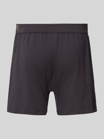 SLG Boxershorts mit elastischem Label-Bund Anthrazit 3