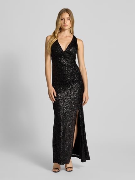 Jake*s Cocktail Abendkleid mit V-Ausschnitt Black 4