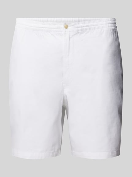 Polo Ralph Lauren Big & Tall PLUS SIZE Shorts in unifarbenem Design Weiss 2
