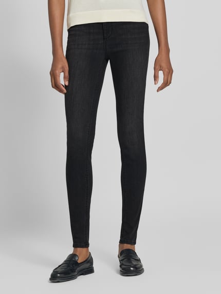 Liu Jo White jeansy o kroju slim fit z mieszanka bawełny model "DIVINE" Czarny 4
