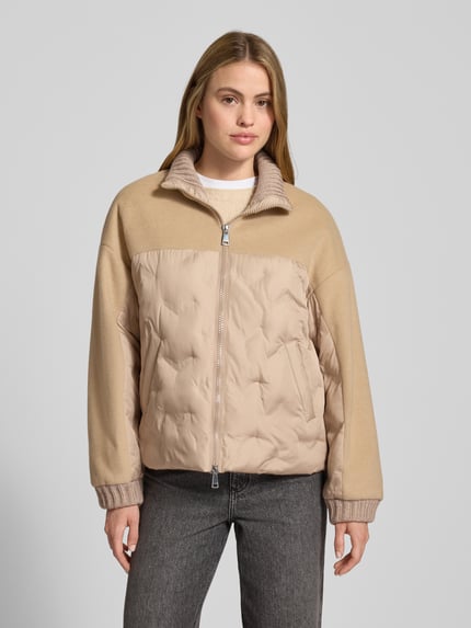 White Label Relaxed fit jack met tweewegsritssluiting Zand - 4