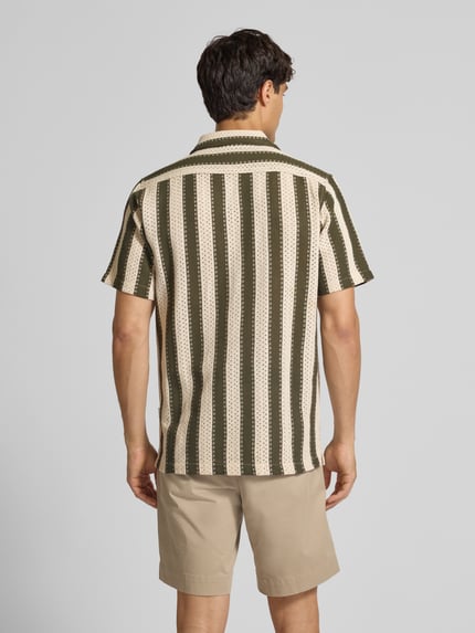 Lindbergh Freizeithemd mit Knopfleiste Khaki 5