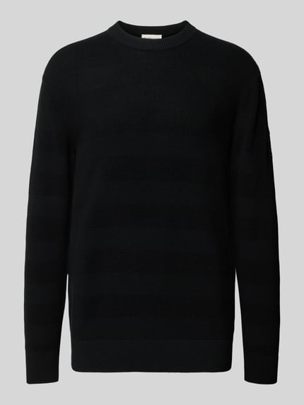 Tom Tailor Denim Regular Fit Pullover aus reiner Baumwolle BLACK 2