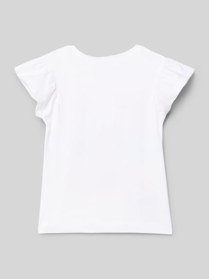 Mayoral T-shirt z okrągłym prążkowanym dekoltem w zestawie 2 szt. Różowy 3