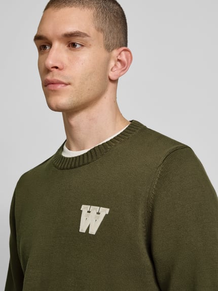 Wood Wood Relaxed Fit Strickpullover aus reiner Baumwolle Hazel 3