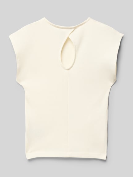 Garcia T-shirt in riblook Wit - 3