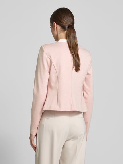 ICHI Regular fit blazer met opengewerkte voorkant, model 'KATE' Rosé - 5