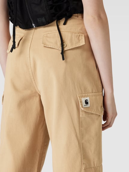 Carhartt Work In Progress Spodnie cargo z kieszeniami z patką model ‘COLLINS’ Piaskowy 3