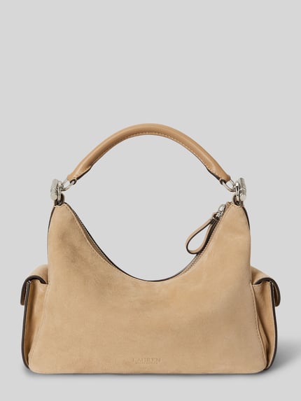Lauren Ralph Lauren Umhängetasche aus echtem Schafsleder Modell 'BLAIKE' Beige 5