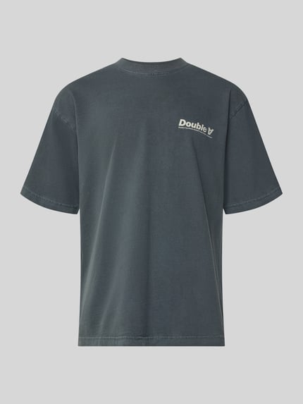 Wood Wood T-Shirt mit Rundhalsausschnitt Modell 'Liam' Anthrazit 2
