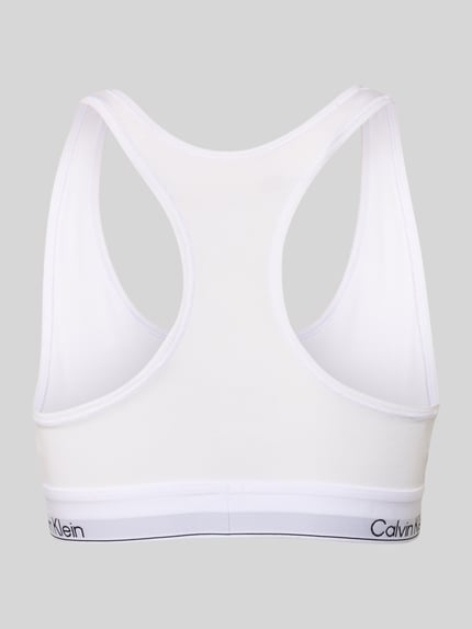 Calvin Klein Underwear Bralette mit Label-Bund Weiss 3