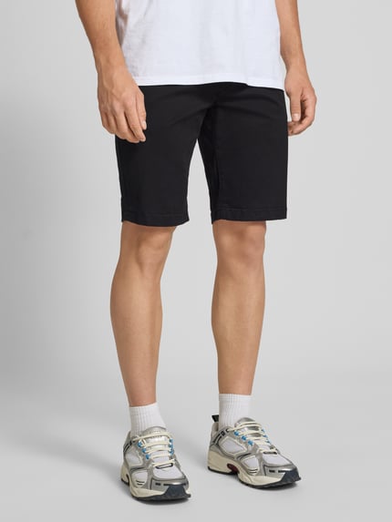 Tommy Jeans Slim Fit Chinoshorts aus Baumwoll-Mix Modell 'SCANTON' Black 4