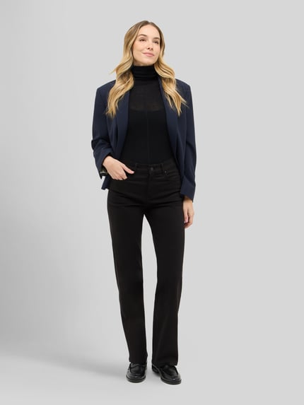 ANGELS Regular Fit Hose mit High Waist Modell 'LARA' Black 1