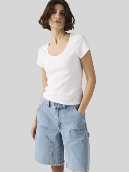 Levi's® Regular Fit T-Shirt aus reiner Baumwolle Weiss 1