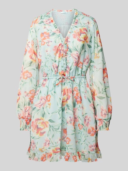 GUESS Minikleid mit floralem Print Modell 'VANESSA' Mint 2