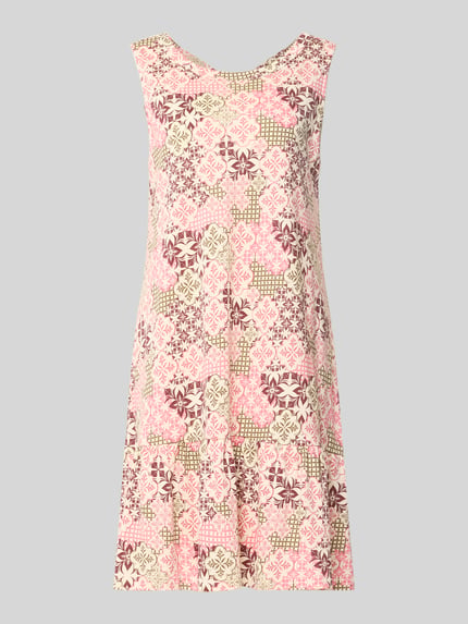 Sukienka casualowa o kroju relaxed fit z mieszanki bawełny i modalu Shop The Look MANNEQUINE