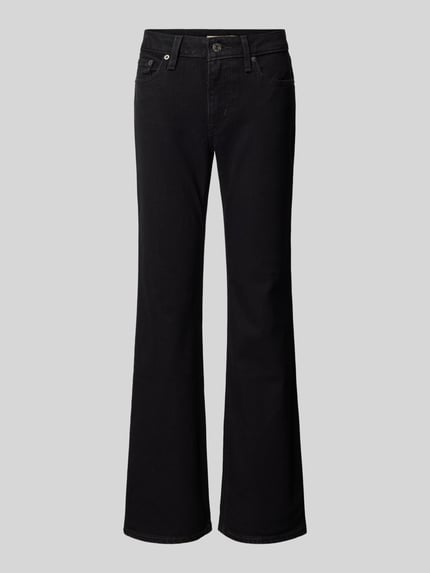 Levi's® Low Waist Bootcut Jeans mit aus Baumwoll-Mix Black 2