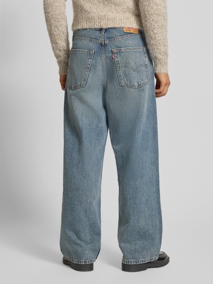 Levi's® Baggy jeans met 5-pocketmodel Rookblauw - 5