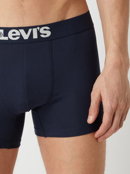 Levi's® Trunks met stretch in een 2-pack Donkerblauw - 5