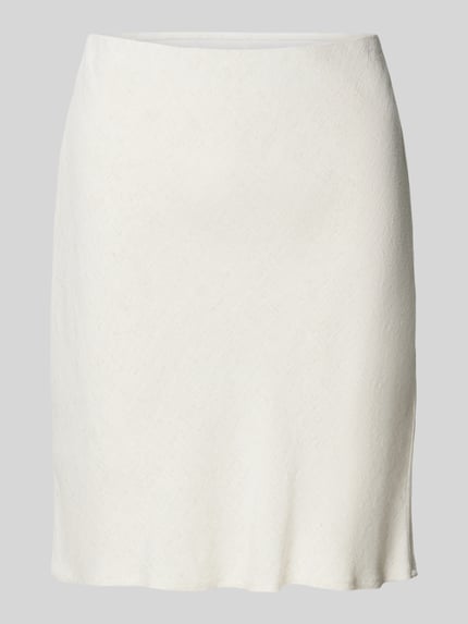 Neo Noir Minirok met elastische band, model 'Lunna' Beige - 2