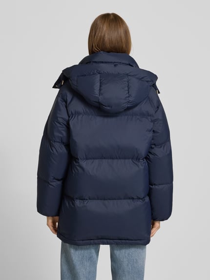 GANT Donsjack met capuchon en steekzakken Marineblauw - 5