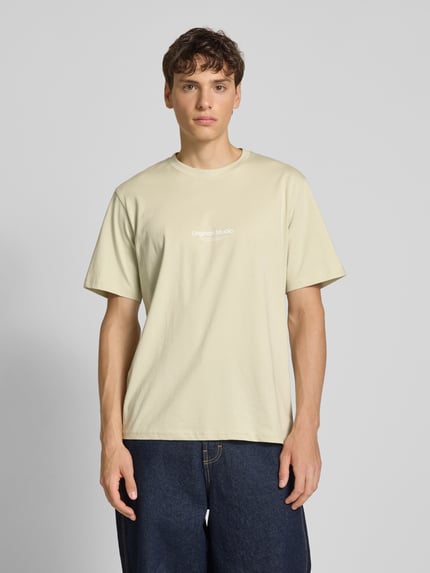JACK & JONES T-Shirt mit Label-Print Mint 4