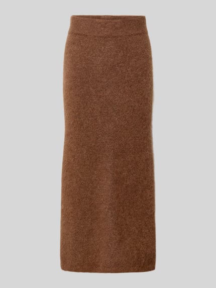 Pencil-Skirt in Midi-Länge aus Mohair-Mix - curated by Maja Weyhe Shop The Look MANNEQUINE