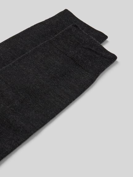 FALKE Sokken met labelstitching Antraciet gemêleerd - 2