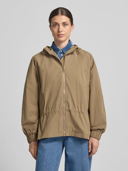 Jake*s Casual Regular Fit Jacke mit Kapuze Schlamm 4
