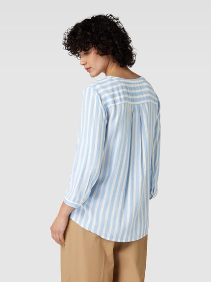 Tom Tailor Blusenshirt mit Streifenmuster Hellblau 5