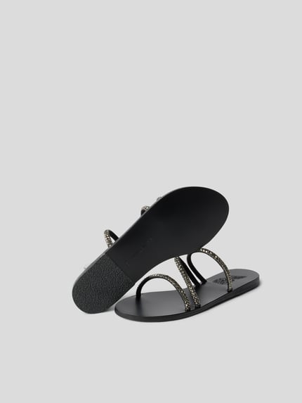 Ancient Greek Sandals Pantolette mit Nietenbesatz Black 6