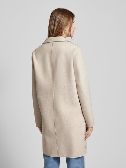 ONLY Lange jas met knoopsluiting, model 'CARRIE' Ecru - 5