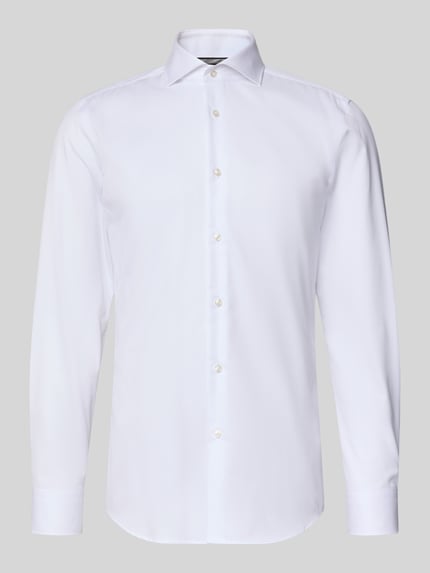 Slim Fit Businesshemd aus reiner Baumwolle Modell 'H-HANK-SP-B1' Shop The Look MANNEQUINE