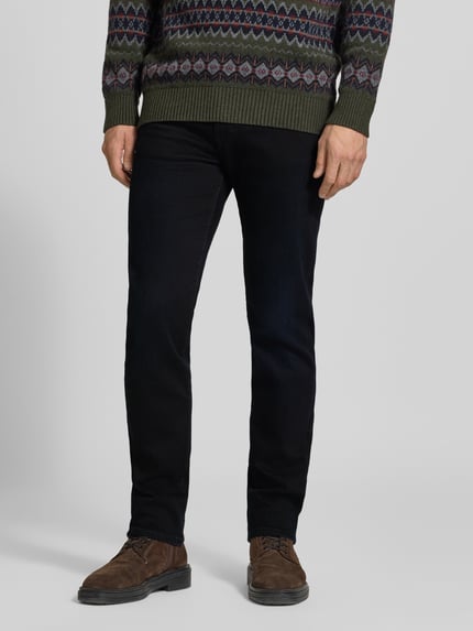 MAC Modern Fit Jeans aus Baumwoll-Mix Modell 'Arne' Dunkelblau 4