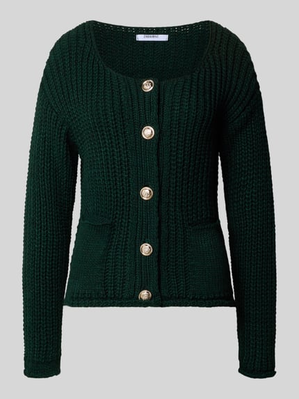 ZABAIONE Vest met knoopsluiting Donkergroen - 2