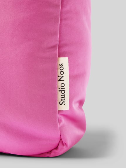 Studio Noos Plecak z detalem z logo model ‘Puffy’ Mocnoróżowy 3