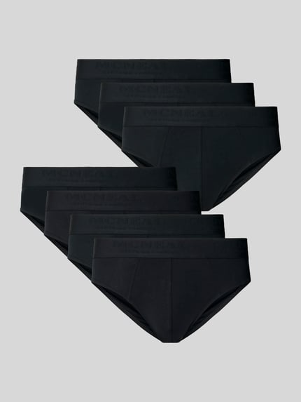 MCNEAL Boxershort met logo in band in een set van 7 stuks Zwart - 1