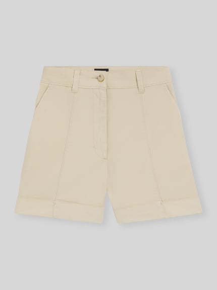 BOSS Orange relaxed fit short van katoenmix model 'TANESSA-D' Zand - 2