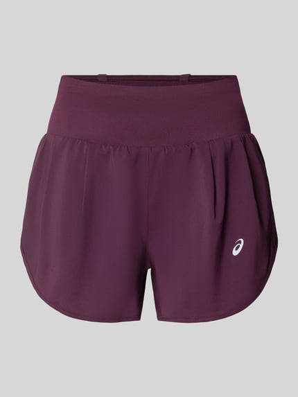ASICS Short met logo en elastische band Bordeaux - 2