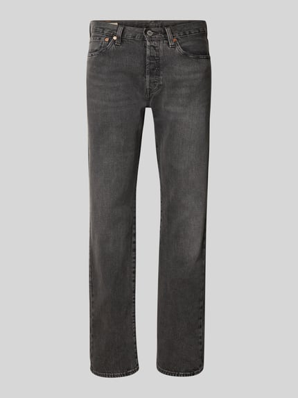 Levi's® Straight fit jeans, model '501' Jeansblauw - 2