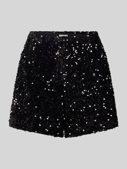 Apricot Bermudas mit Pailletten Black 2